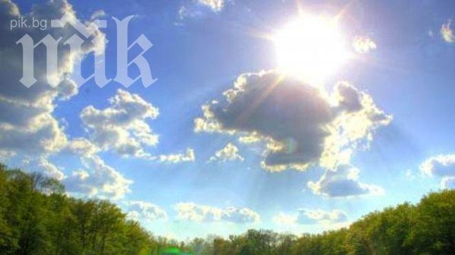 Чака ни жега днес, до 34 градуса