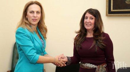 вицепремиерът марияна николова срещна посланика сащ нас