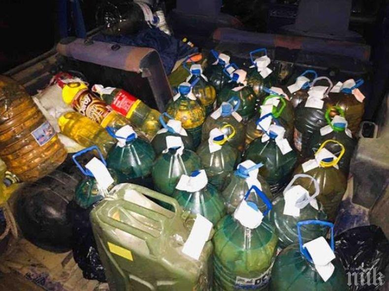 600 литра контрабанден дизел заловиха край Своге