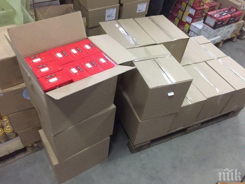 Нов удар на ГДБОП - спипаха фалшиви продукти (СНИМКИ)