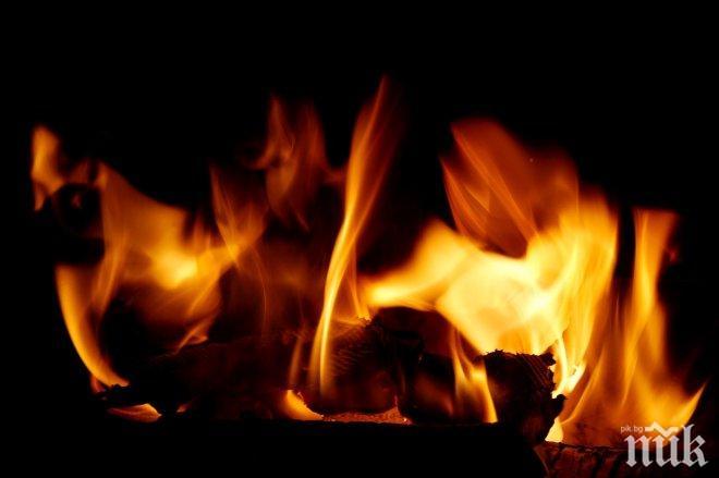 Пламна склад за дърва до Пловдив