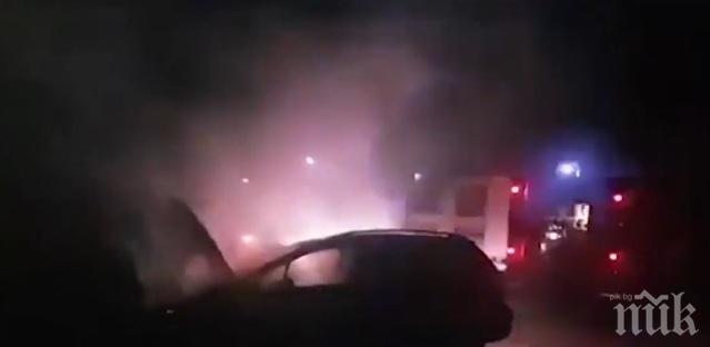 ОГНЕНА ВЕНДЕТА: Запалиха колата на кандидат-кметица (СНИМКИ)