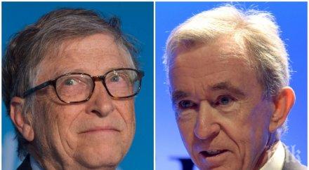 бил гейтс вече вторият богат човек света измести