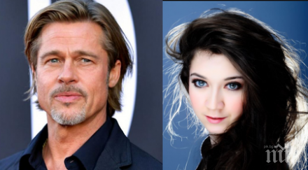 бомба брад пит хареса българка мариета разляла питието холивудския красавец взел телефона