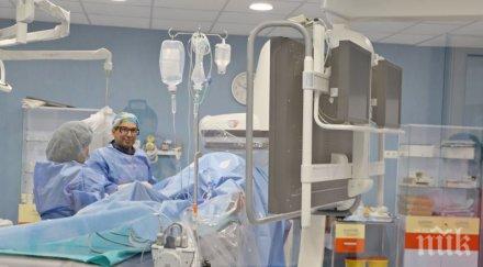 последно поколение ангиографски апарат заработи вма