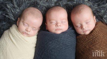 тризнаци родиха русенската болница