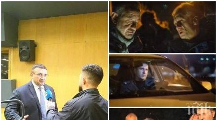 невиждано вътрешният министър младен маринов главният секретар мвр ивайло иванов 350 полицаи аплодираха крака новия филм командарев разплакаха