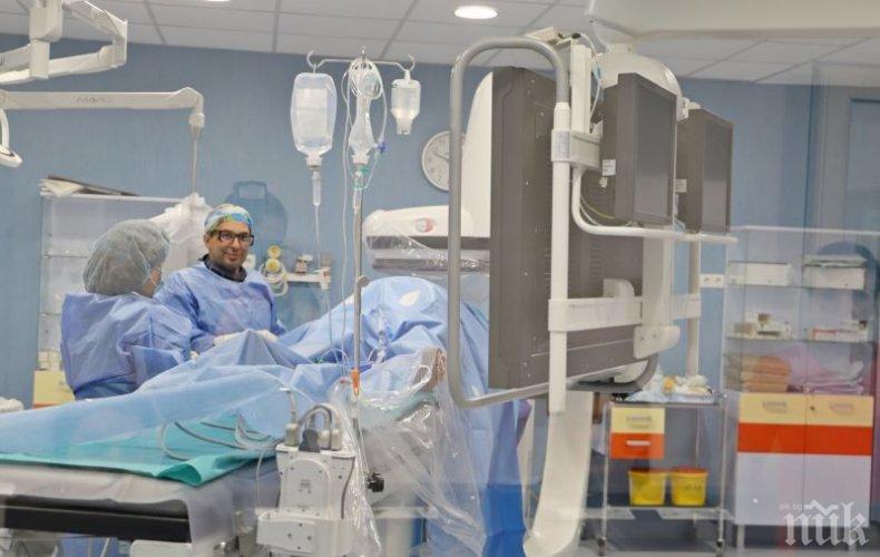 Последно поколение ангиографски апарат заработи във ВМА