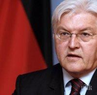 Германският президент изненадващо пристигна в Украйна