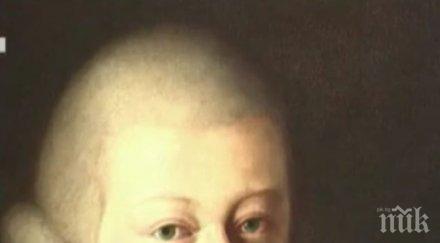 продават уникален портрет моцарт париж