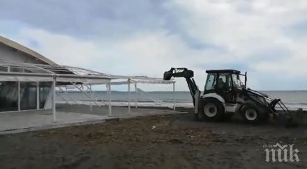 багери налазиха плажовете бургас