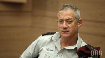 израелският опозиционен лидер бени ганц разгледа алтернативите формиране правителство