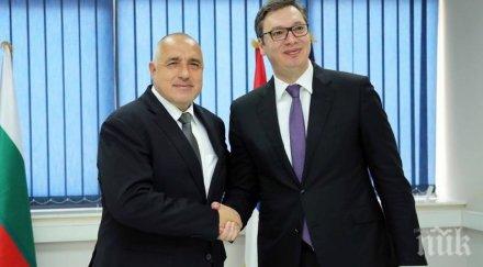 първо пик вучич посрещна борисов откриването магистралата ниш