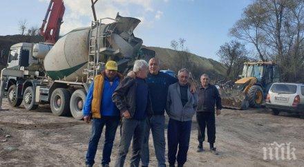 борисов изненадваща проверка върви работата изграждането хемус снимки