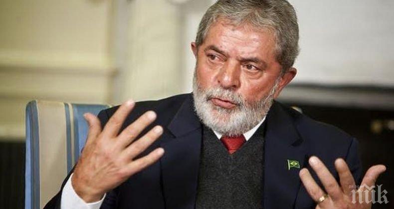Бившият президент на Бразилия Лула да Силва излезе от затвора