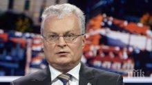 Президентът на Литва помилва руски шпиони