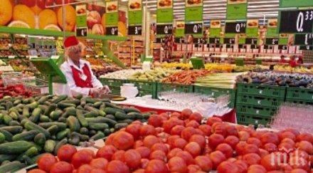 Цените на едро на храните у нас бележат ръст с 5,65 процента за две седмици