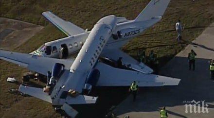 катастрофа два самолета сблъскаха летище тексас