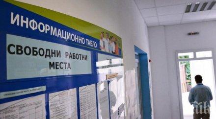 стряскащи данни нси всеки пети безработен никога работил