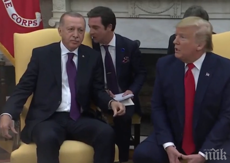 Ердоган пристигна в Белия дом. Ето какво ще обсъждат с Тръмп 