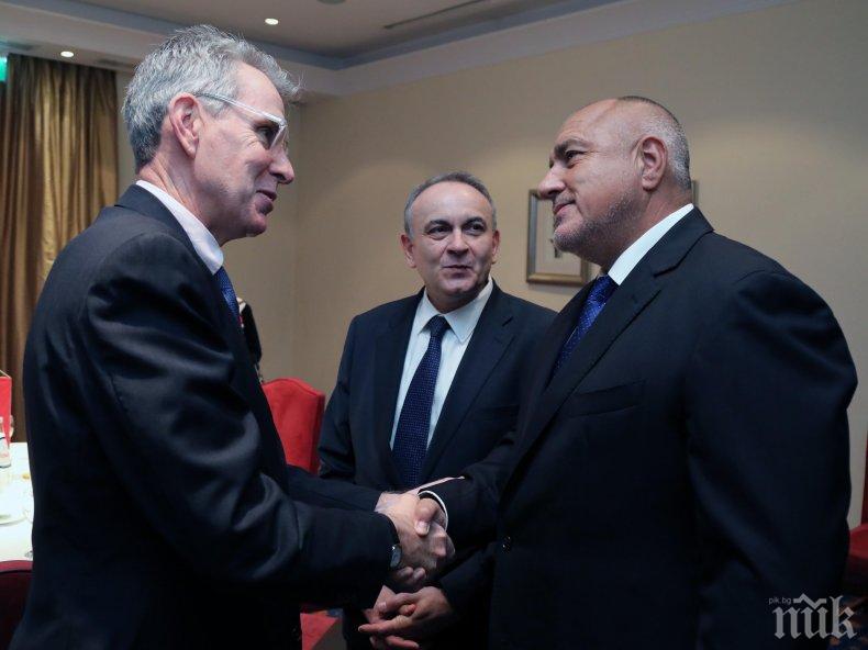 ПЪРВО В ПИК! Борисов се срещна в Солун с посланика на САЩ в Гърция 