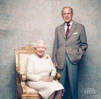 Кралица Елизабет чества 72 години от брака си с принц Филип