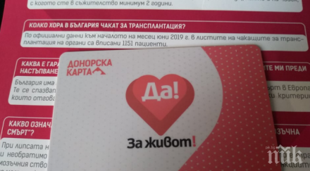 доброволци бчк раздават донорски карти народния театър иван вазов