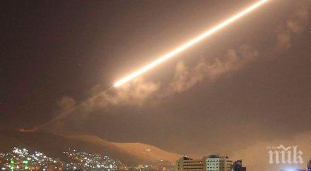 израелските военни прихванали четири ракети изстреляни страната сирия