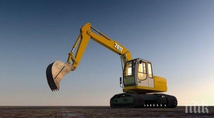 извънредно качулки тръшнаха бандит задигнал багер половин милион снимки