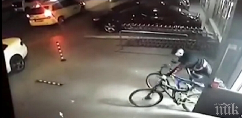 Апаш задига две колела от подземен паркинг във Варна