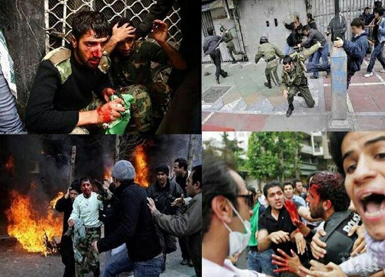 КЪРВАВ БУНТ: Над 100 протестиращи са убити в Иран