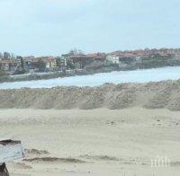 Забраниха на концесионера да изравя дига на плажа в Созопол