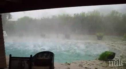 пустинята аризона побеля градушка видео