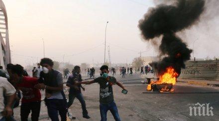кръв лее жертви протестите ирак