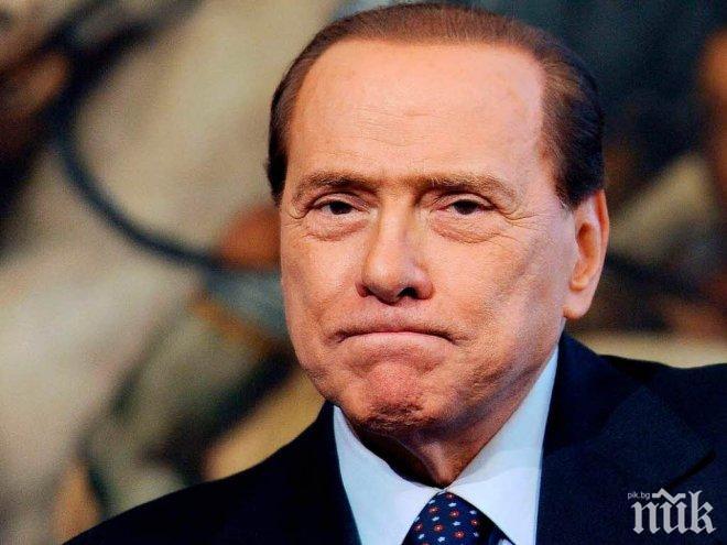 Берлускони в болница - пострада при опит за селфи в Загреб