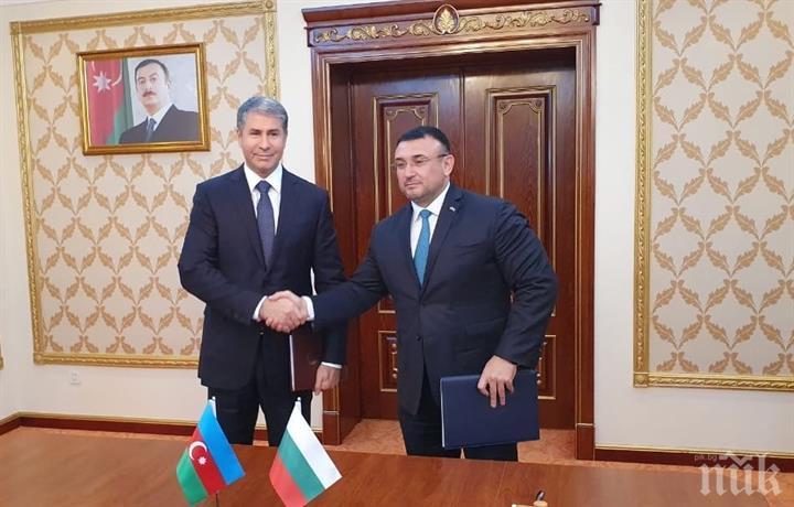Младен Маринов се срещна с президента на Азербайджан Н. Пр. Илхам Алиев и с вътрешния министър ген.-полк. Вилаят Ейвазов (СНИМКИ)