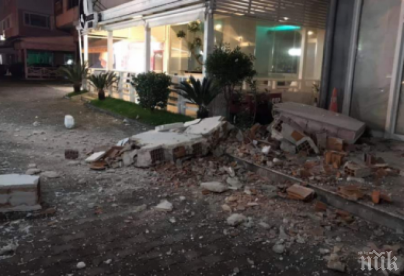 РАЗРУХА И ТРУПОВЕ: Жертви и паднали сгради след мощния трус в Албания (СНИМКИ)