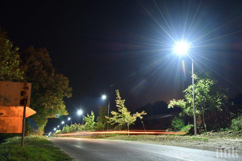 Пускат ток по алеите в Горна Оряховица