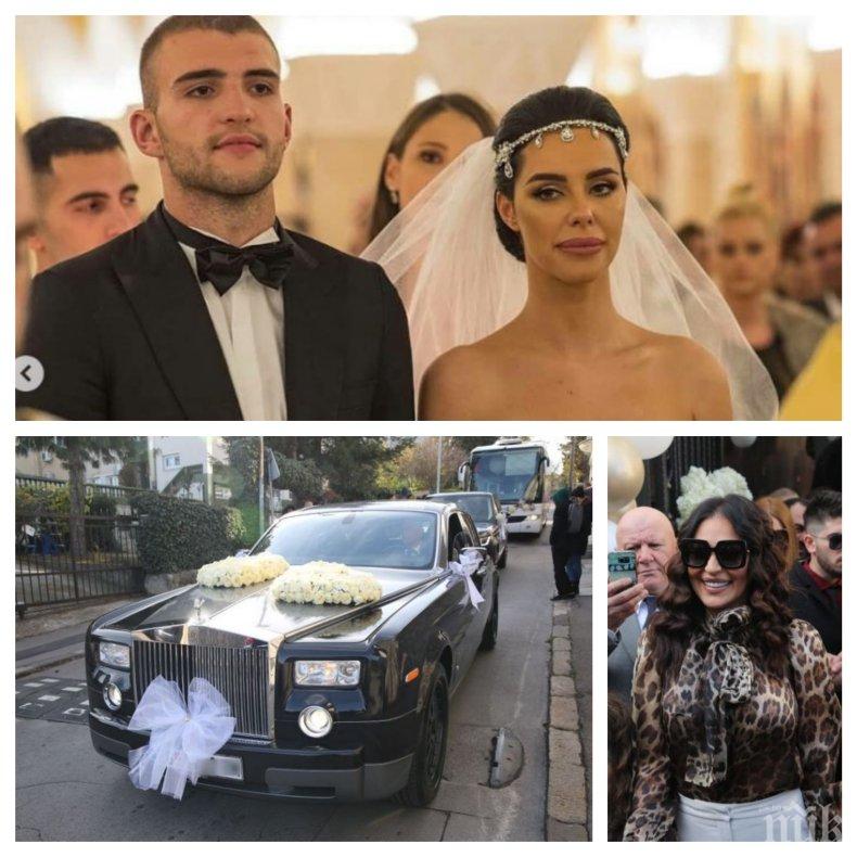 БЕЛГРАД НЕ СПА: Цеца Великович вдигна сватба за 100 хил. евро - синът на Аркан си купи булка за € 20 хил. (СНИМКИ+ВИДЕО)