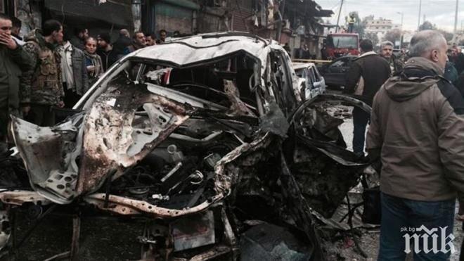 Десет души са загинали при взрив на кола бомба до сирийско-турската граница