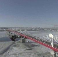 Първият мост между Русия и Китай над река Амур е завършен