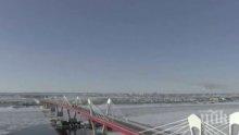 Първият мост между Русия и Китай над река Амур е завършен