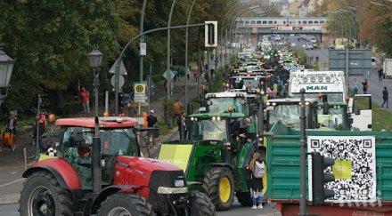 фермери подкараха тракторите париж размирици ирландия