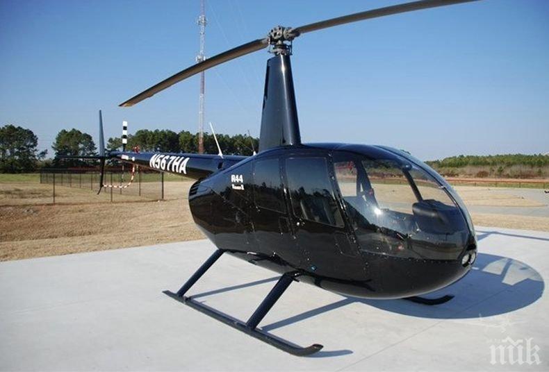 Хеликоптер се разби в Русия, пилотът загина