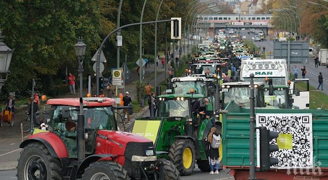 Фермери от Германия, Полша и Чехия отново извадиха тракторите