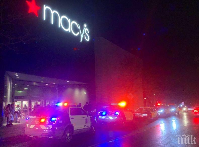 Мъж бе прострелян в крака в търговски център в САЩ