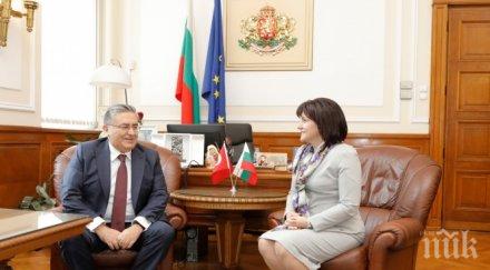 караянчева изпрати турския посланик