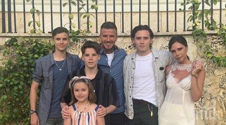 бекъмови кръщене навръх коледа ева лонгория става кръстница круз харпър