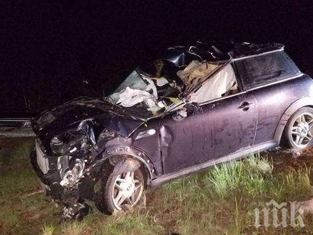 Руснак размаза мини купъра си в билборд преди Слънчев бряг