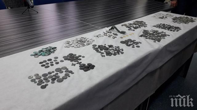 УДАРНА АКЦИЯ: Прокуратурата разкри къде са щели да бъдат продадени 820 антични монети